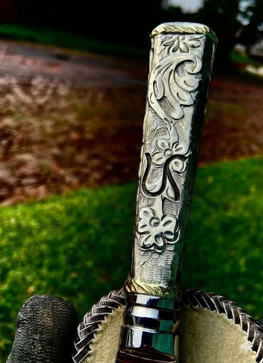 Faca 1 - Cabo de Alpaca Personalizada