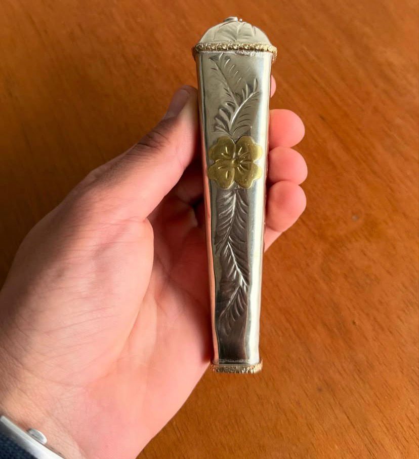 Faca 1 - Cabo de Alpaca Personalizada