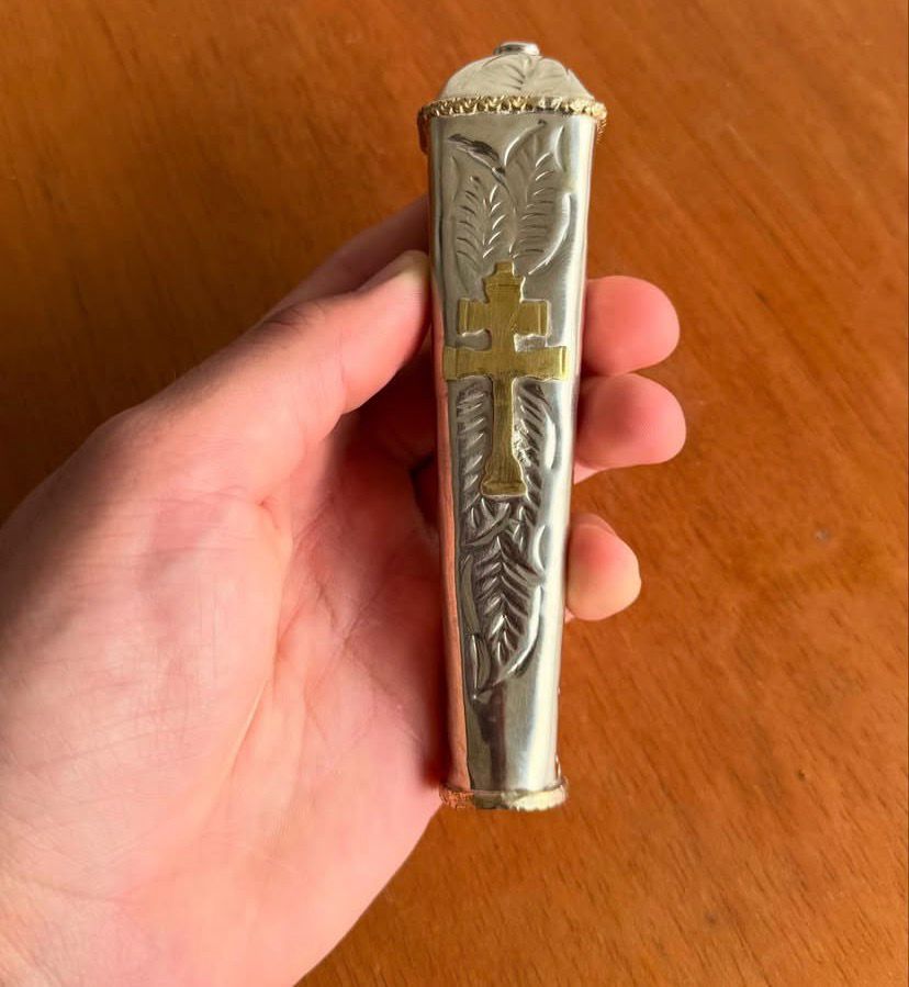 Faca 1 - Cabo de Alpaca Personalizada